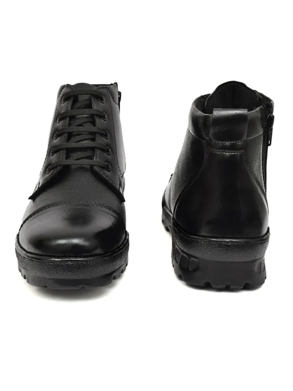 Svpanther_Men's_Side_Zip_Ankle_Leather_Boots_for_Police,_Commando_NCC,_Military,_Army_Boots_For_Men