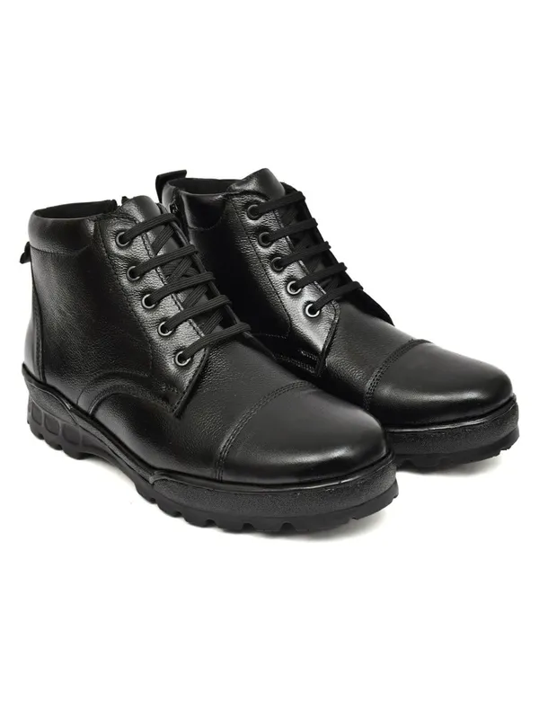 Svpanther_Men's_Side_Zip_Ankle_Leather_Boots_for_Police,_Commando_NCC,_Military,_Army_Boots_For_Men