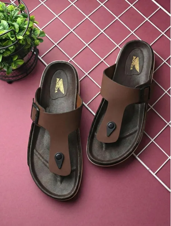 Brown_Synthetic_Sandals_For_Men