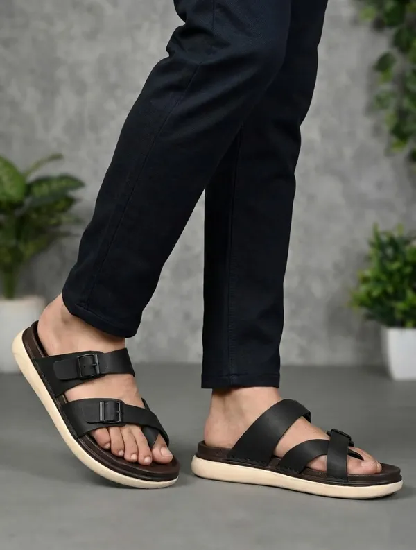 Brown_Synthetic_Sandals_For_Men