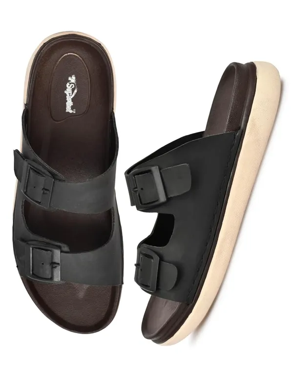 Brown_Synthetic_Sandals_For_Men