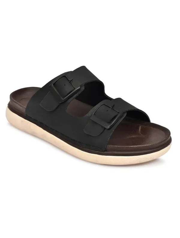 Brown_Synthetic_Sandals_For_Men