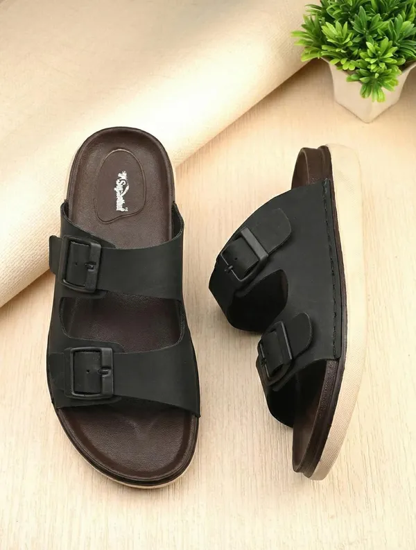 Brown_Synthetic_Sandals_For_Men