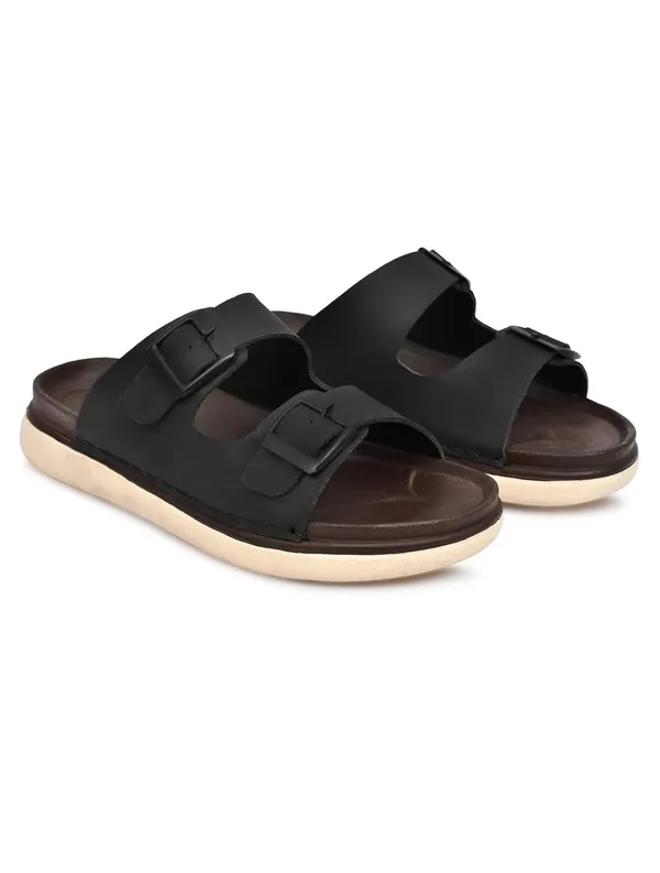 Brown_Synthetic_Sandals_For_Men