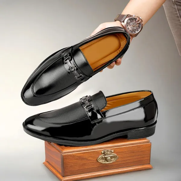 Black_Synthetic_Loafers_For_Men