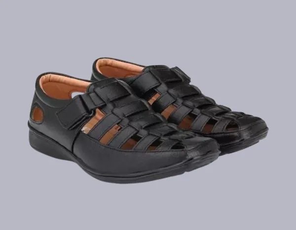 Black_Leather_Sandals_For_Men