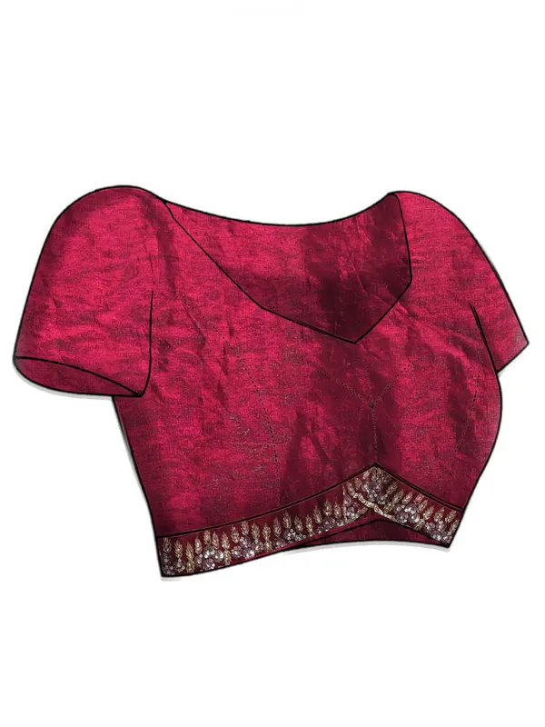 Maroon_Satin_Embroidered_Sarees_For_Women