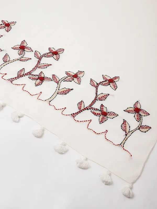 Off_White_Pure_Cotton_Stoles_For_Women