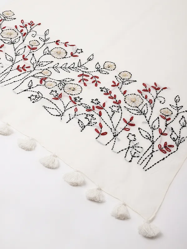 Off_White_Pure_Cotton_Stoles_For_Women