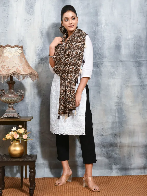 Brown_colour_Viscose_Rayon_Stole_for_Women