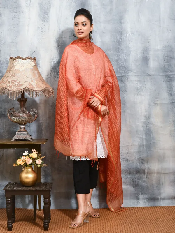 Red_colour_Cotton_Blend_Dupatta_for_Women