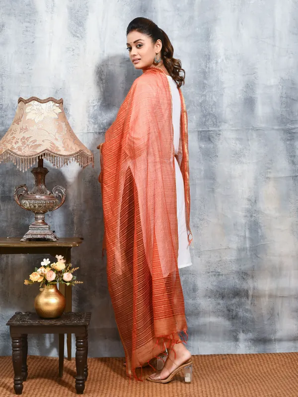 Red_colour_Cotton_Blend_Dupatta_for_Women