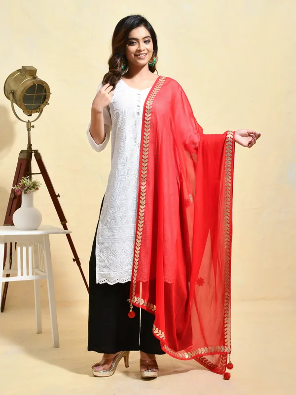 Red_colour_Chiffon_Dupatta_for_Women