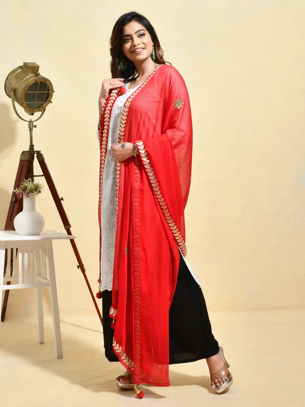 Red_colour_Chiffon_Dupatta_for_Women