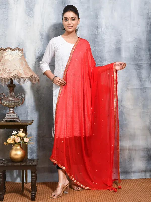 Red_colour_Chiffon_Dupatta_for_Women