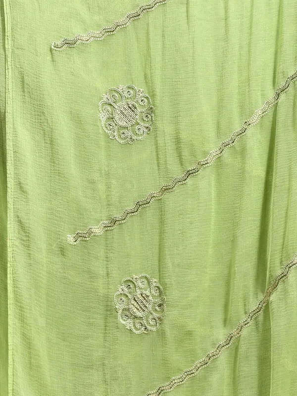 Green_colour_Chiffon_Dupatta_for_Women