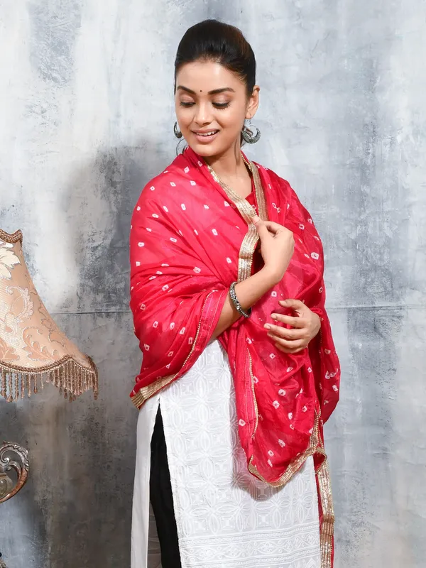 Pink_colour_Satin_Dupatta_for_Women