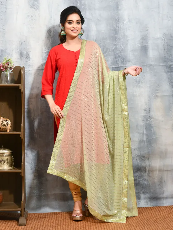 Green_colour_Chiffon_Dupatta_for_Women