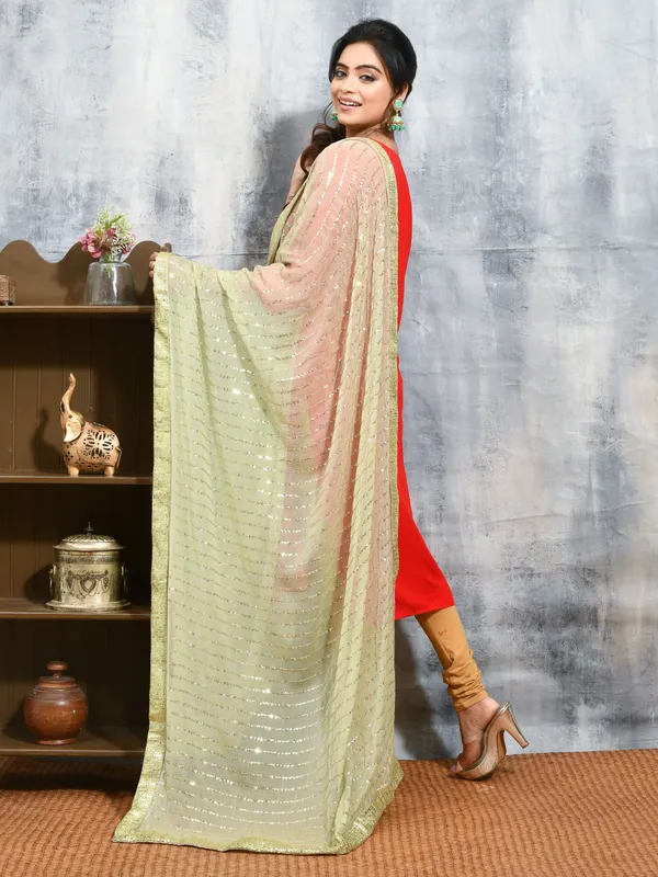 Green_colour_Chiffon_Dupatta_for_Women