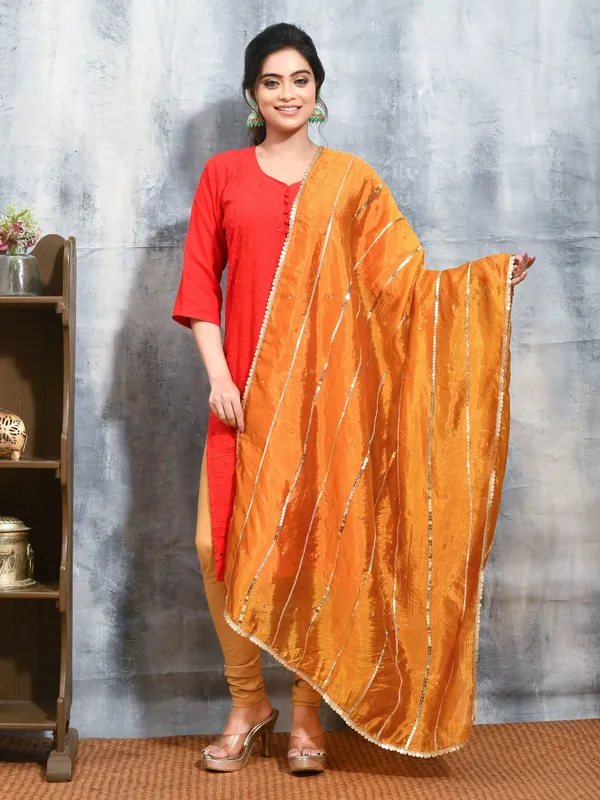 Yellow_colour_Silk_Blend_Dupatta_for_Women