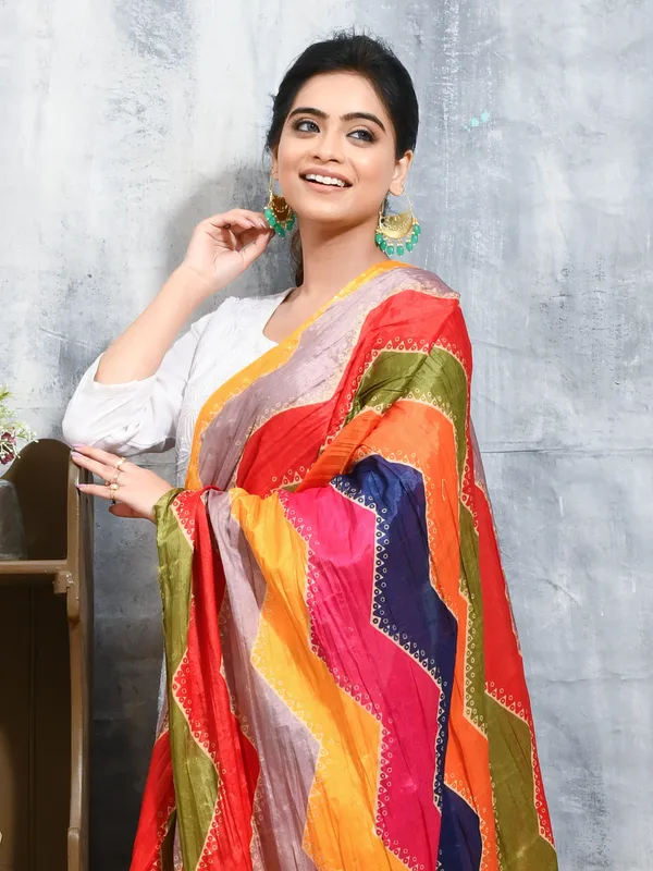 Multi_colour_Silk_Blend_Dupatta_for_Women