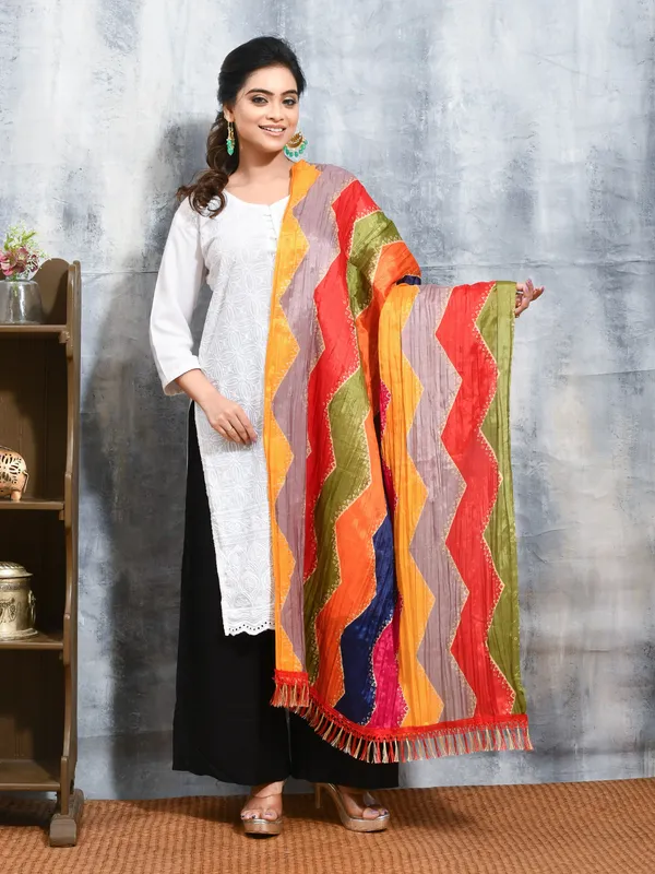 Multi_colour_Silk_Blend_Dupatta_for_Women