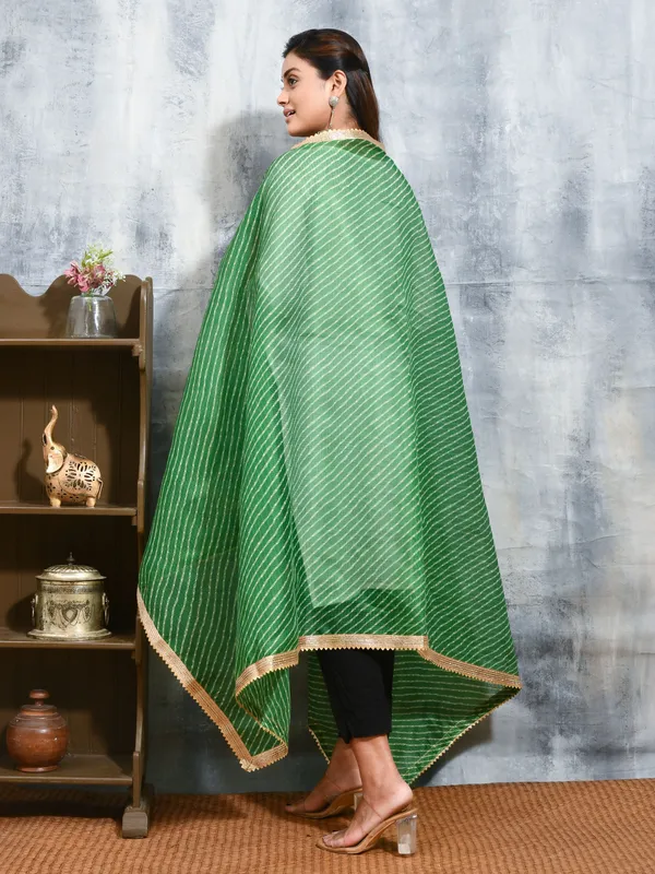 Green_colour_Silk_Blend_Dupatta_for_Women