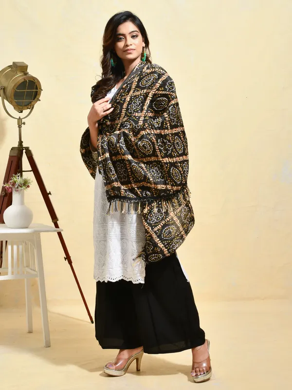 Black_colour_Silk_Blend_Dupatta_for_Women