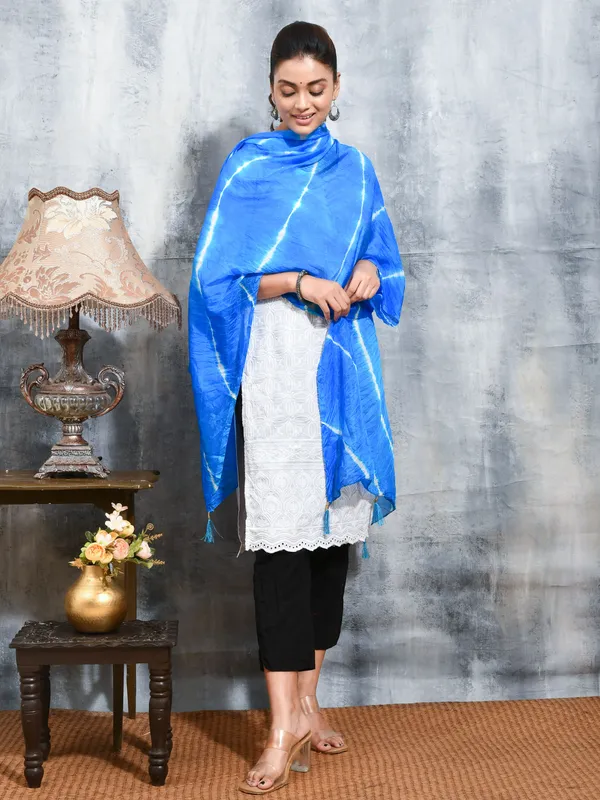 Blue_colour_Poly_Chiffon_Dupatta_for_Women