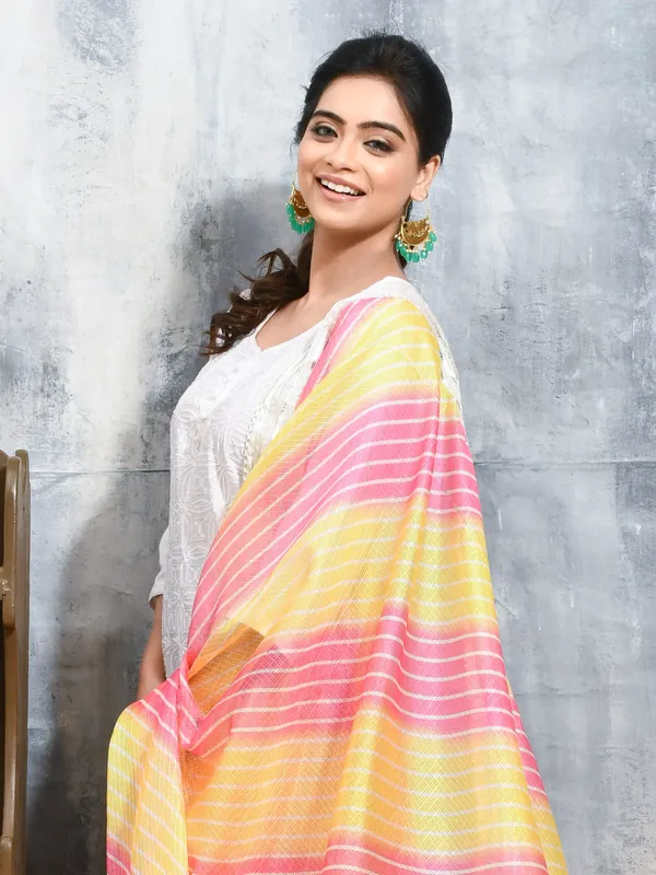 Pink_colour_Silk_Blend_Dupatta_for_Women