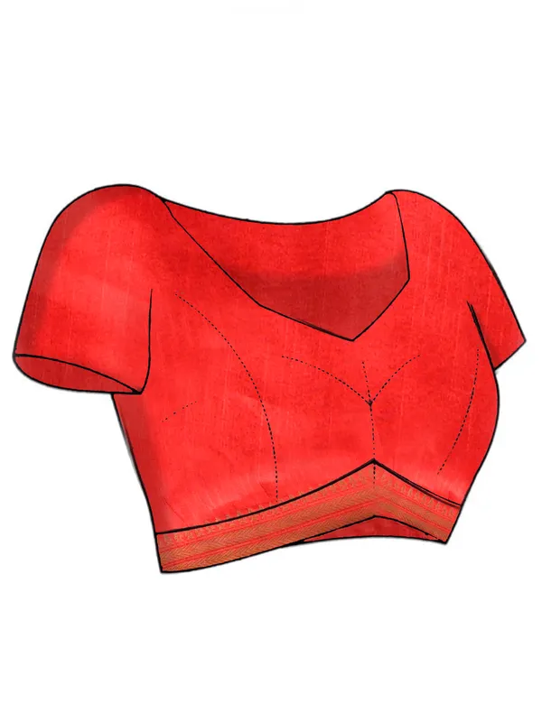 Red_Silk_Blend_Embroidered_Sarees_For_Women
