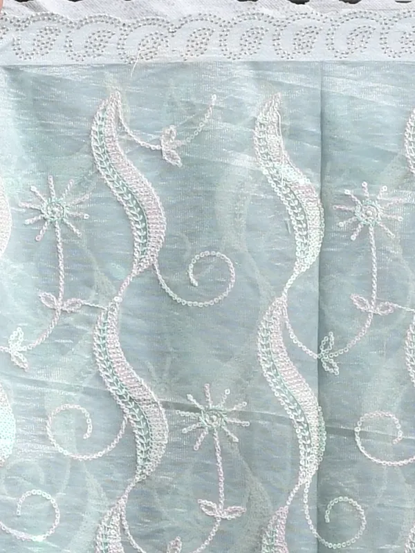 Blue_Poly_Chiffon_Embroidered_Sarees_For_Women