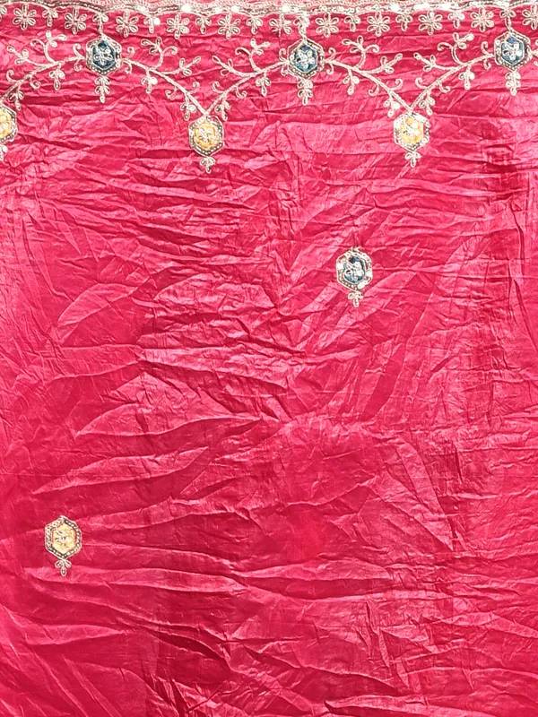 Pink_Satin_Embroidered_Sarees_For_Women