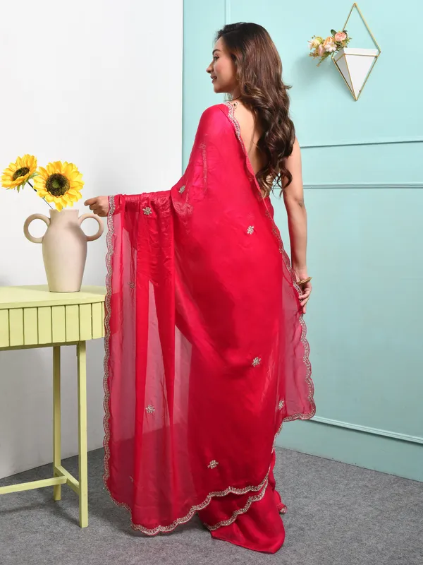 Pink_Satin_Embellished_Sarees_For_Women
