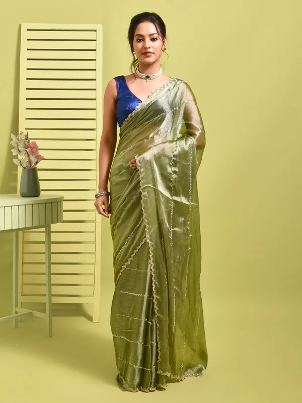 Green_Poly_Chiffon_Embroidered_Sarees_For_Women
