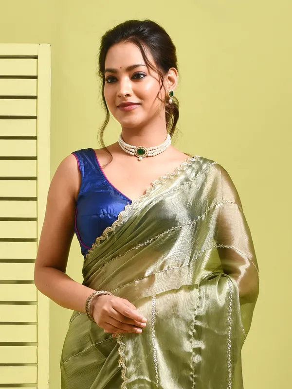 Green_Poly_Chiffon_Embroidered_Sarees_For_Women