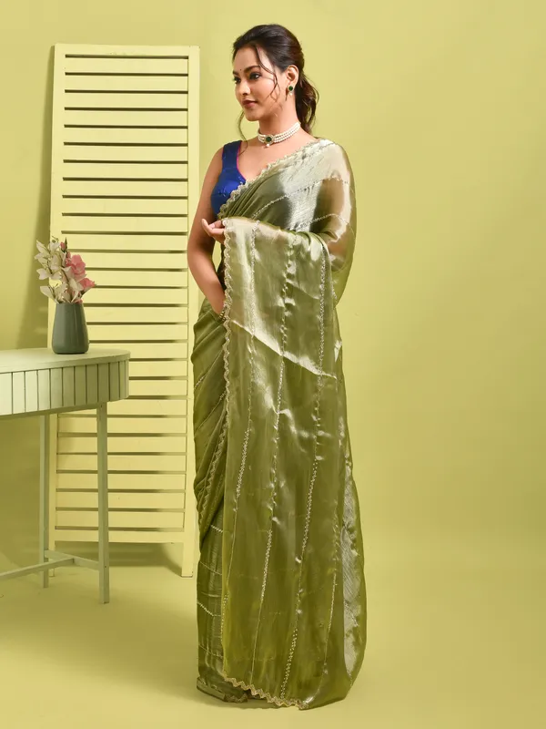 Green_Poly_Chiffon_Embroidered_Sarees_For_Women