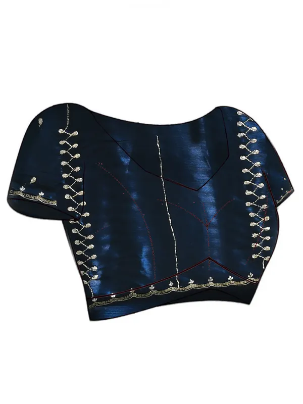 Blue_Poly_Chiffon_Embroidered_Sarees_For_Women