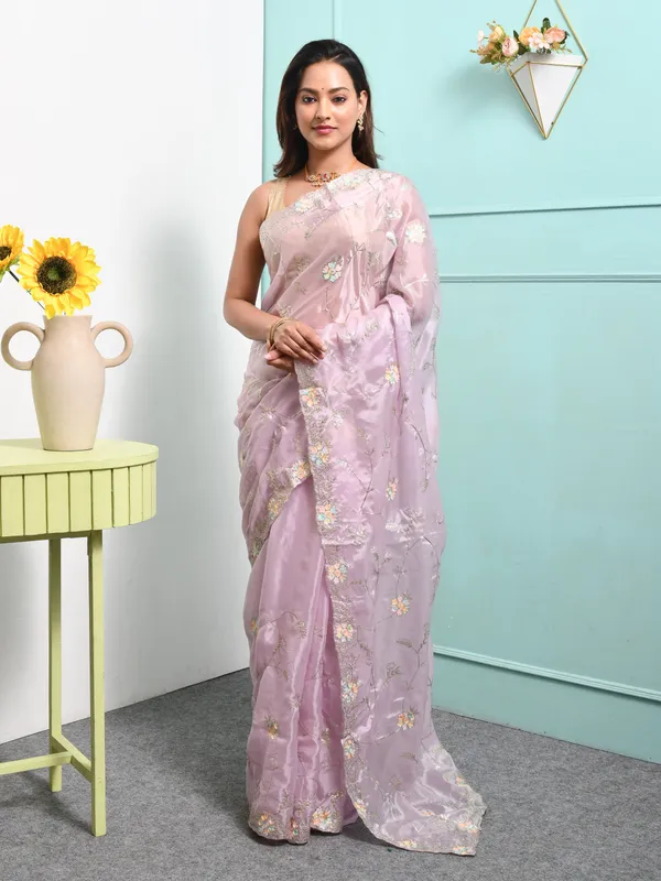 Purple_Satin_Zari_Sarees_For_Women