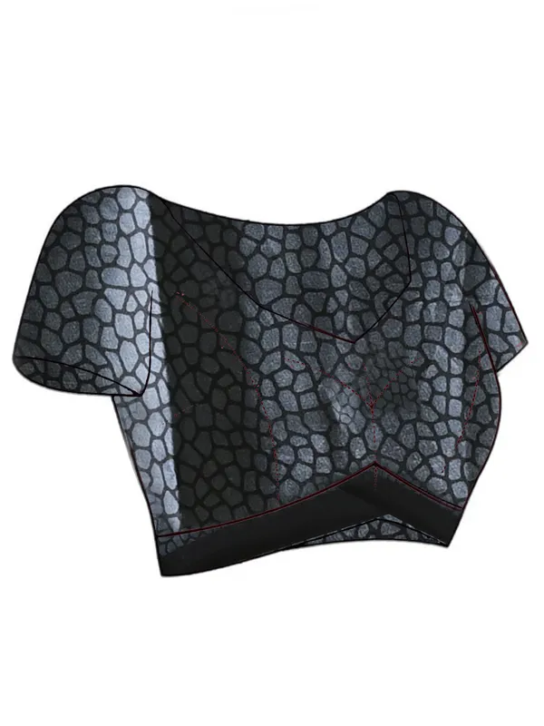Black_Satin_Solid_Sarees_For_Women