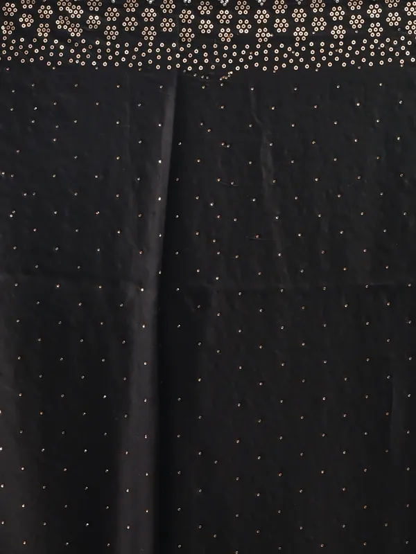 Black_Satin_Embellished_Sarees_For_Women