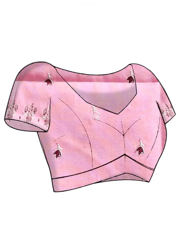 Pink_Poly_Chiffon_Embroidered_Sarees_For_Women
