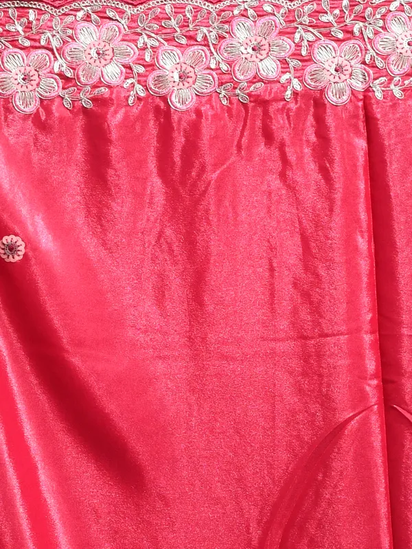 Pink_Satin_Embroidered_Sarees_For_Women