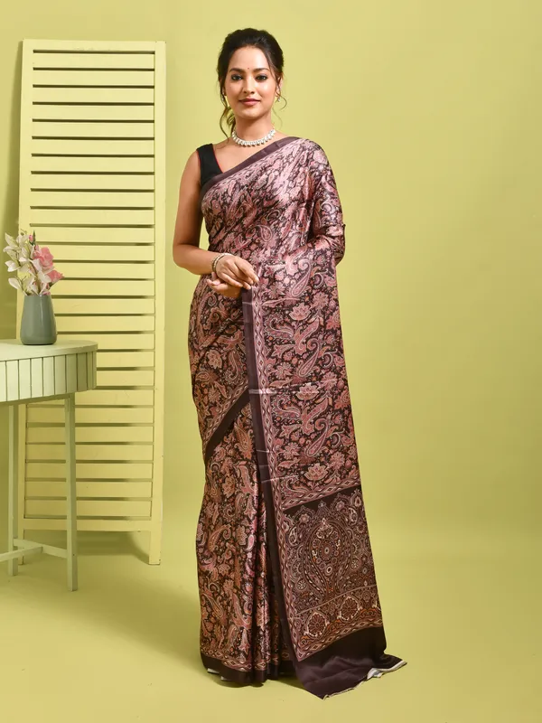 Black_Silk_Blend_Embroidered_Sarees_For_Women