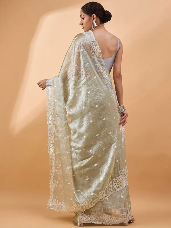 Green_colour_Poly_Chiffon_Saree_for_Women