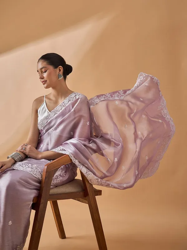 Purple_colour_Poly_Chiffon_Saree_for_Women