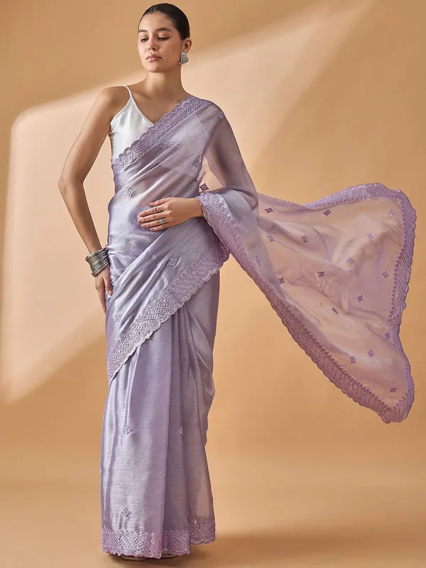Purple_colour_Poly_Chiffon_Saree_for_Women