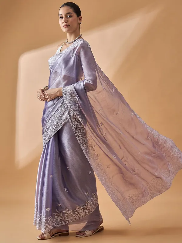 Purple_colour_Poly_Chiffon_Saree_for_Women