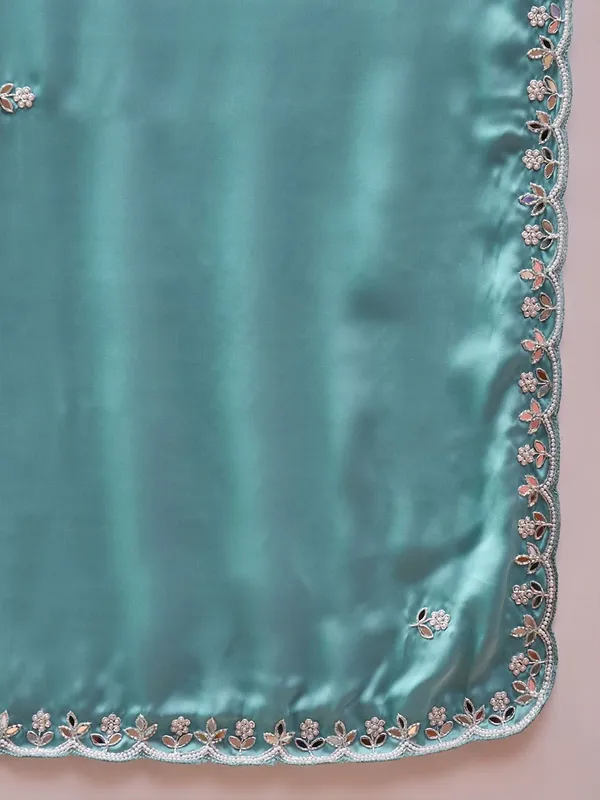 Blue_colour_Satin_Saree_for_Women
