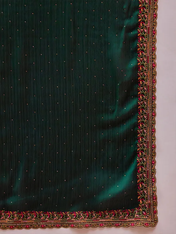 Green_colour_Poly_Chiffon_Saree_for_Women